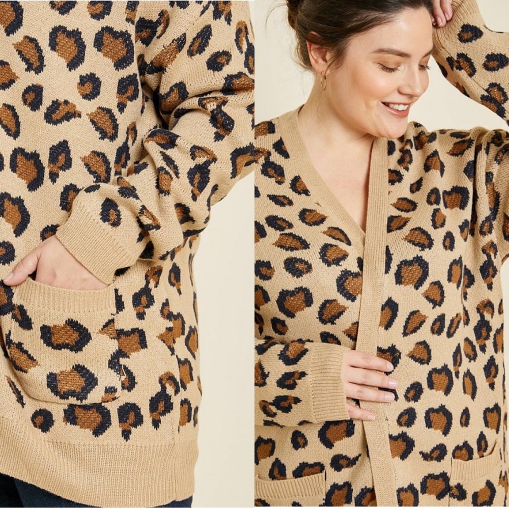 🚨24 HOUR SALE🚨Wild Thing Plus Size Cardigan - Picture 4 of 6